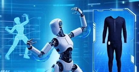 當彈性傳感器「教」機器人“跳舞”：漢威科技動捕服開啟人機交互新篇章